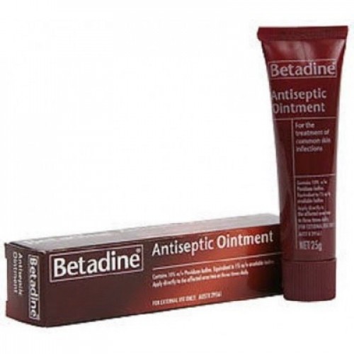 Povidone Iodine Antiseptic Ointment 25g Tube (same as Betadine)