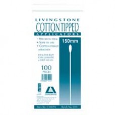 Cotton Tip Applicator 15cm N/Sterile 100Pk