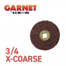 Moores Garnet Sanding Discs 3/4 X-Coarse 200Pk