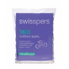 Cotton Wool Balls 160pk Swisspers/Dove 12260 Cotton Wool Balls 160pk Swisspers/Dove 12260
