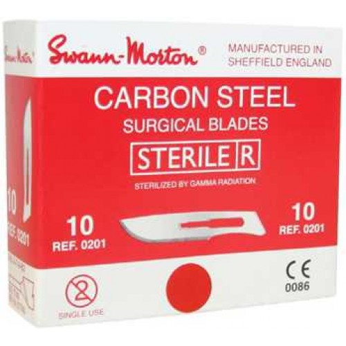 Blades Scalpel Size 10 Swann Morton 100/Bx