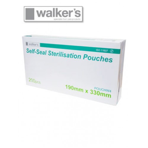 200pk Self-Seal Sterilization Pouches – 5.25x11 Inches For Autoclave – Ideal For Tattoo, Spa, Medical, Dental
